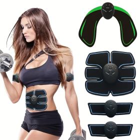 Portable Wireless ABS Stimulator Gel Pads With 6 Modes For Men And Women
