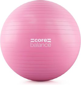 Core Balance Exercise Ball for Workouts, Anti-Burst and Slip Resistant, Swiss Yoga Ball for Pregnancy, Stability, Fitness and Physical Therapy