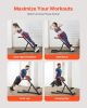 Roman Chair Hyperextension Bench, 300 lbs Adjustable Extension Machine, Multi-Function Exercise Equipment for Glute, Hamstring, Lower Back