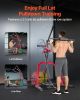 Home Gym Equipment, Leverage Gym with 2:1 Ratio LAT Low Row System, Strength Training Machine for Squats Deadlifts Bench Press Bicep Curls