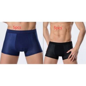 Ice silk men's underwear mesh boxer (Option: Set3-XXL)