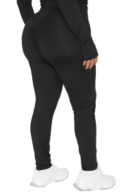Workout Leggings for Women High Waisted Scrunch Booty Lifting Tights Yoga Pants Seamless Yoga Fitness Leggings Pants Gym Clothes (Sizes: L, Color: BLACK)