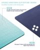 COOLMOON 1/4 Inch Extra Thick Yoga Mat Double-Sided Non Slip,Yoga Mat For Women and Men,Fitness Mats With Carrying Strap,Eco Friendly TPE Yoga Mat
