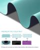 COOLMOON 1/4 Inch Extra Thick Yoga Mat Double-Sided Non Slip,Yoga Mat For Women and Men,Fitness Mats With Carrying Strap,Eco Friendly TPE Yoga Mat