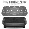 Vibration Plate Fitness Platform with handle Whole Body Exercise Machine with 120 Speed Levels, Lymphatic Drainage, Fat Burning, and Weight Loss